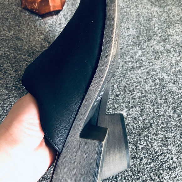POP BRAND BLACK Heeled Mules/ Clogs-/// sz. 8.5 - Picture 3 of 8